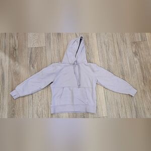 Athleta Cropped Fleece Hoodie Lavender Size XS